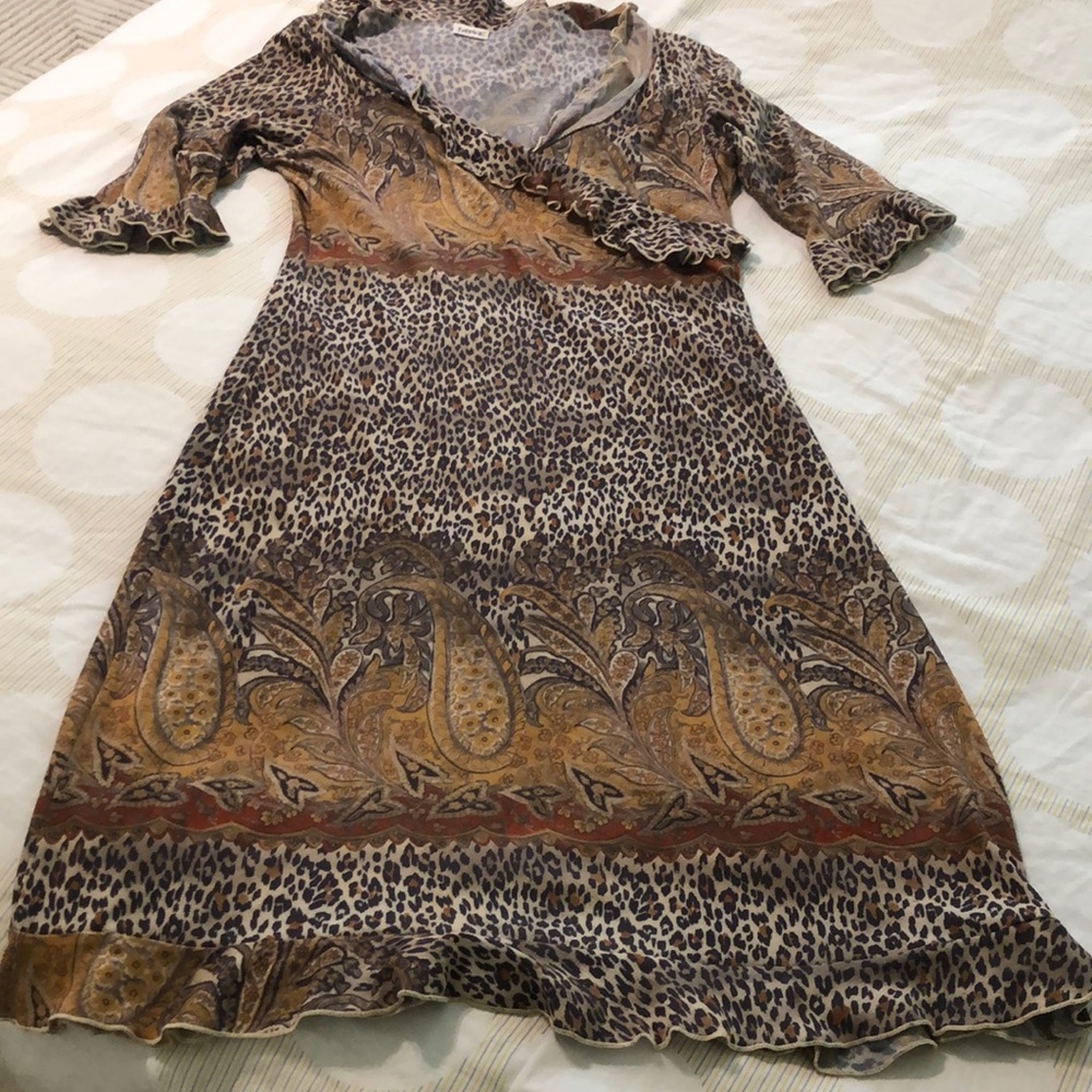 🔥🔥Contemporary leopard print dress
